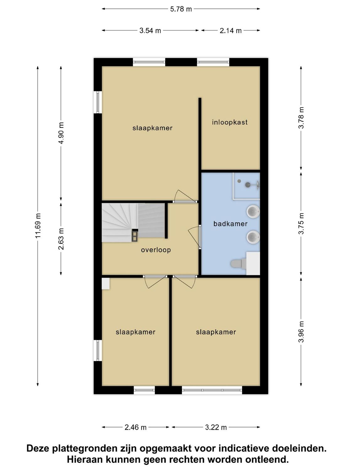 Pieter van den Hoogenbandstraat 26, SCHIEDAM plattegrond 1