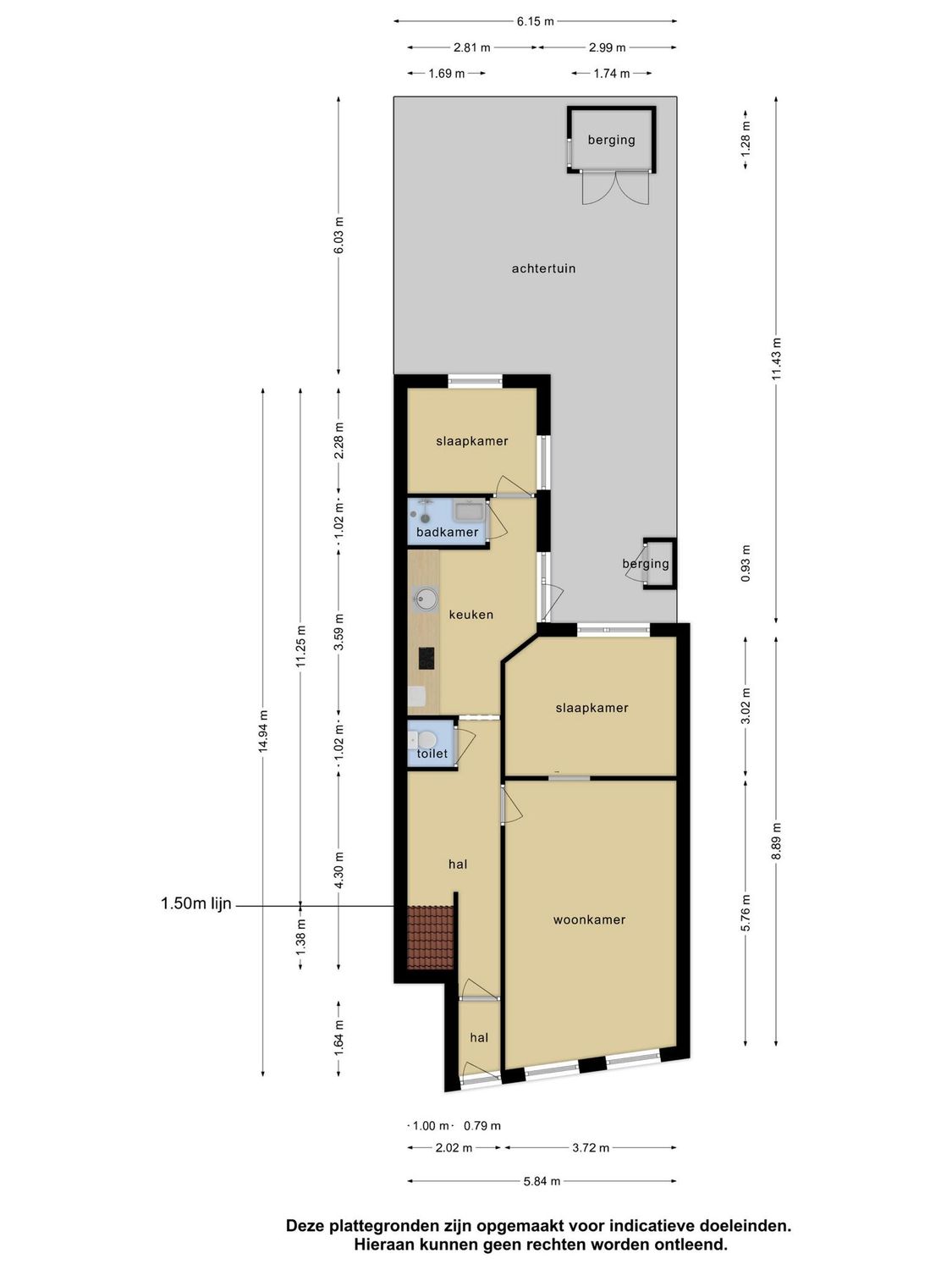 Sint Liduinastraat 44A, SCHIEDAM plattegrond 0