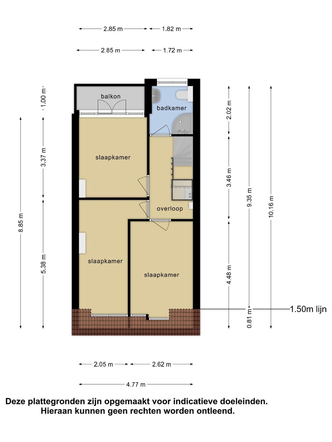 Boylestraat 19B, SCHIEDAM plattegrond 2