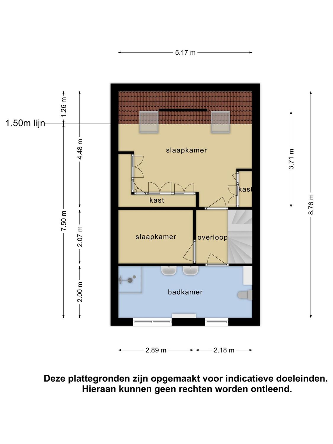 Ebkreek 13, SPIJKENISSE plattegrond 1