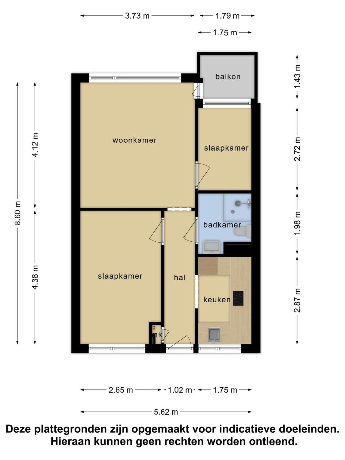 Erasmusplein 208, 'S-GRAVENHAGE plattegrond 0