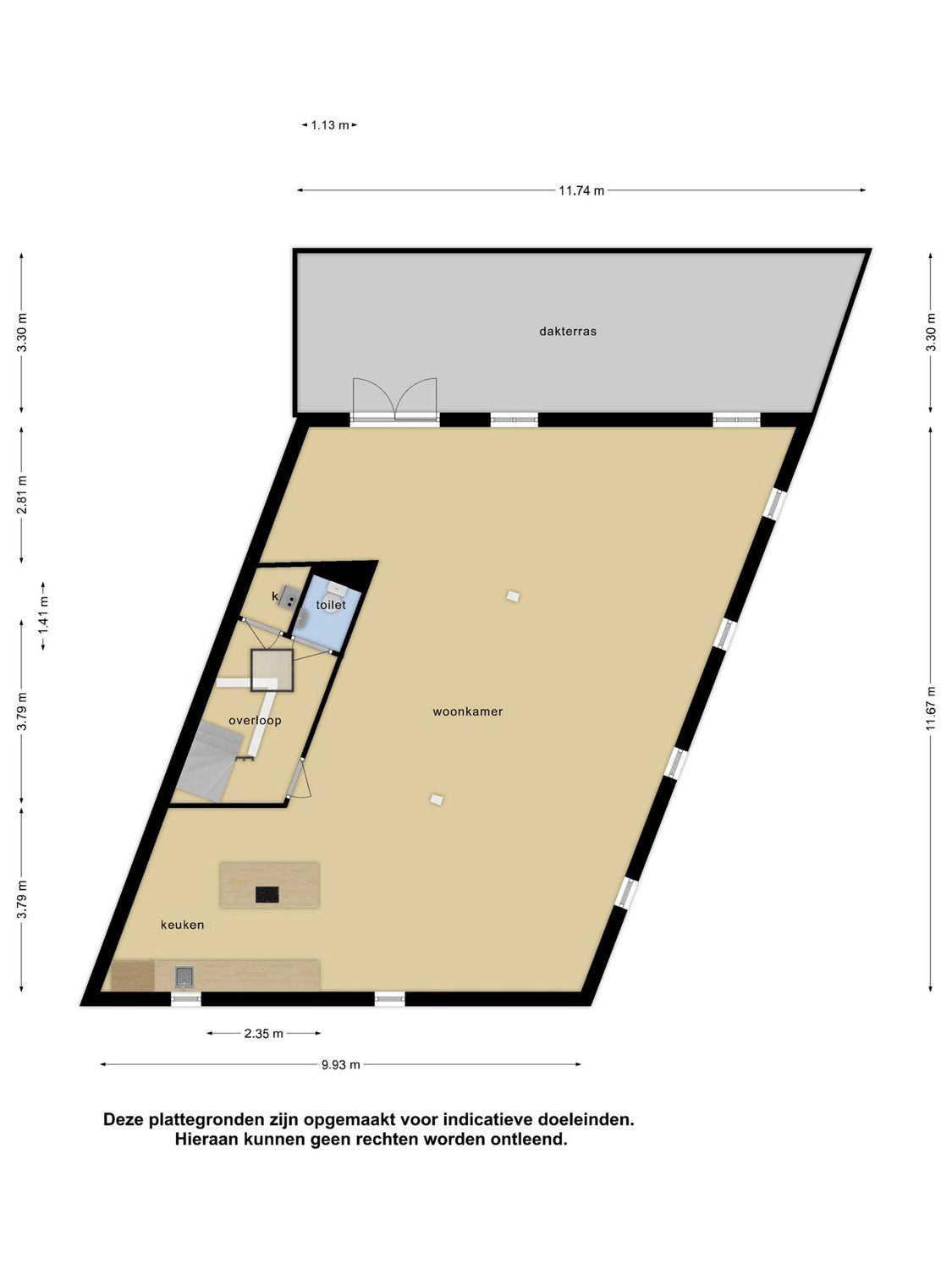 Keetsteeg 1, SCHIEDAM plattegrond 1