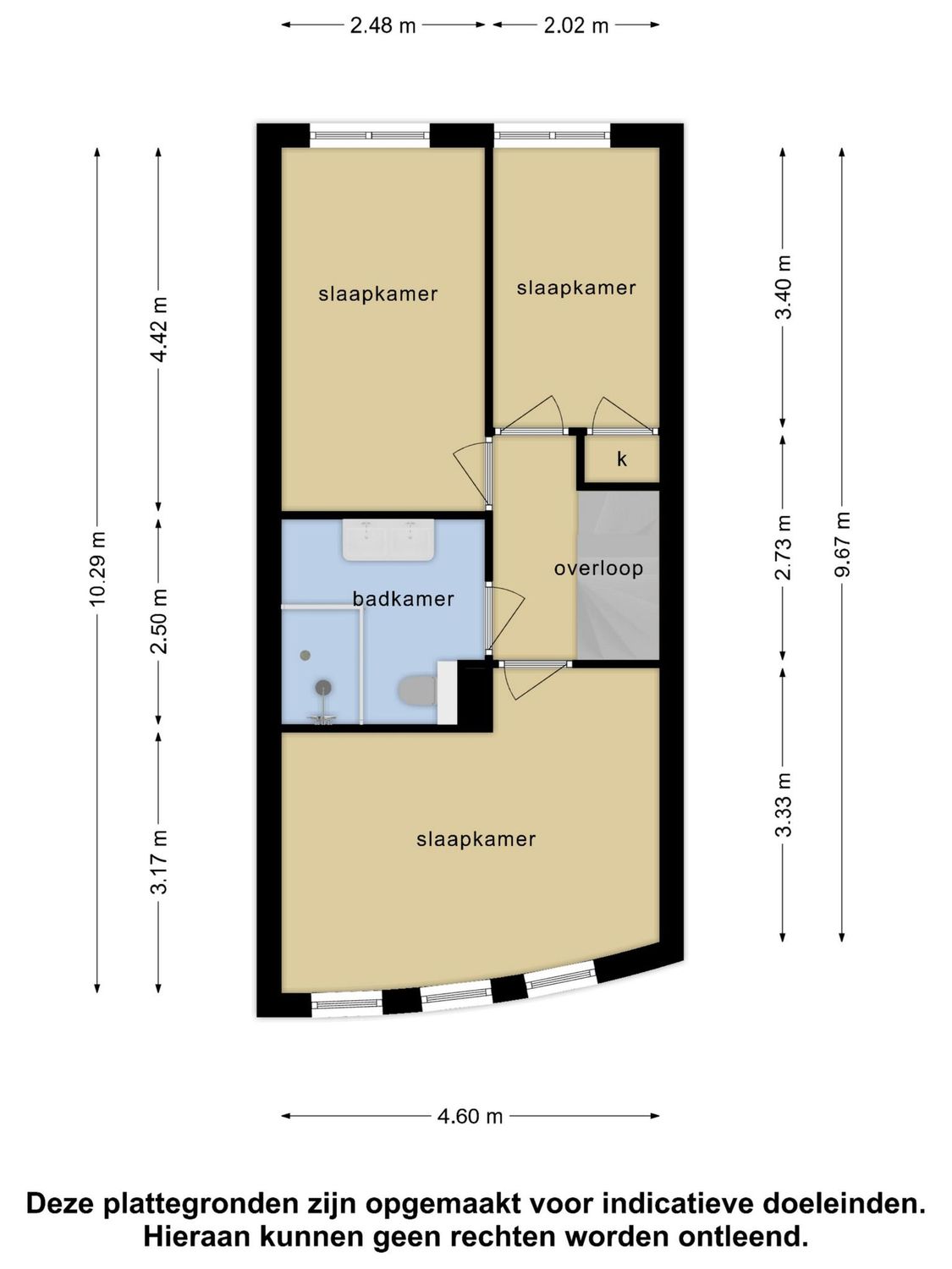 Atalantahof 7, SCHIEDAM plattegrond 1