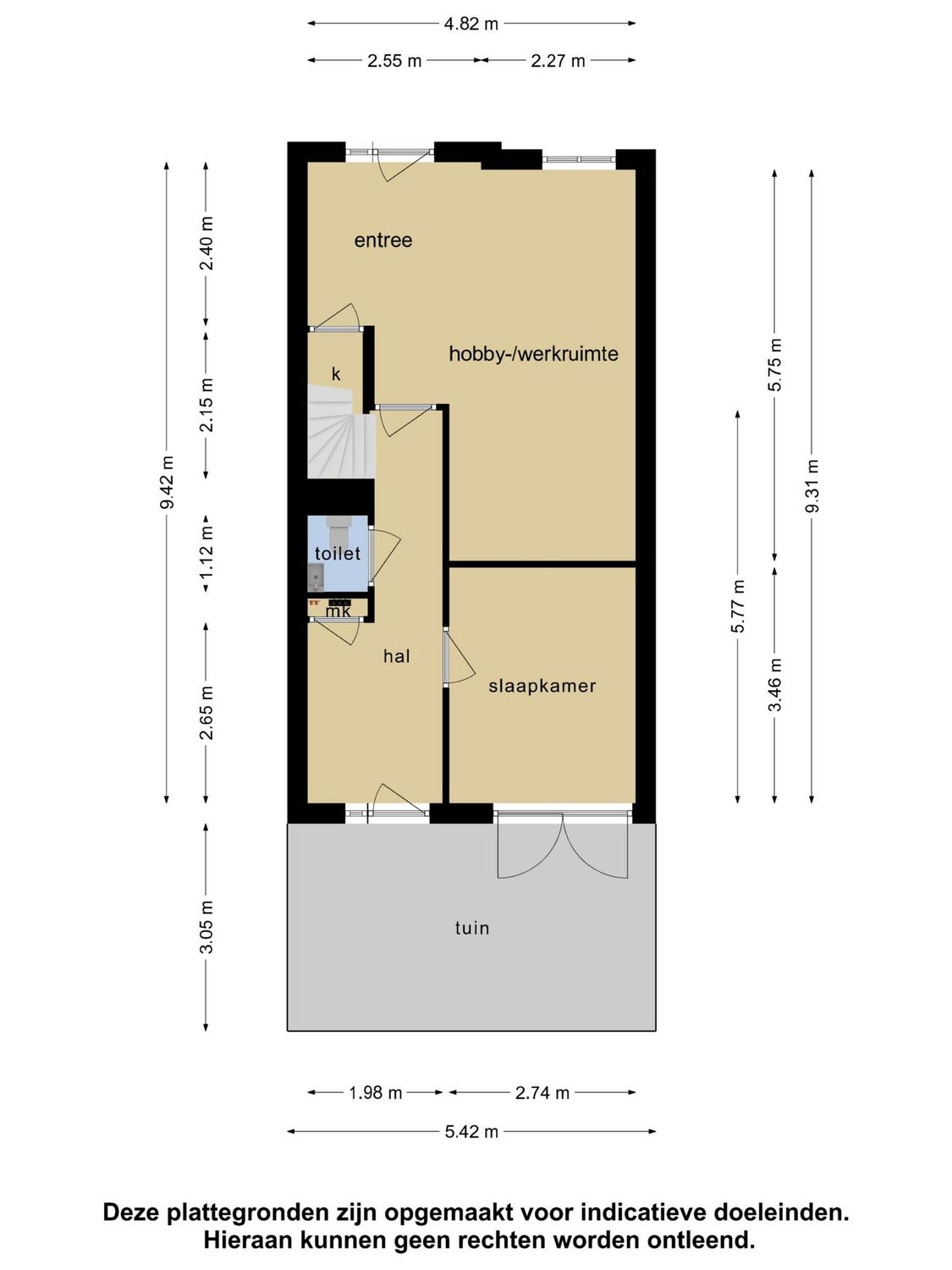 Boterstraat 27, SCHIEDAM plattegrond 0