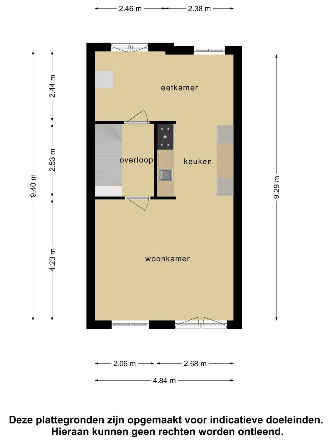 Boterstraat 27, SCHIEDAM plattegrond 1