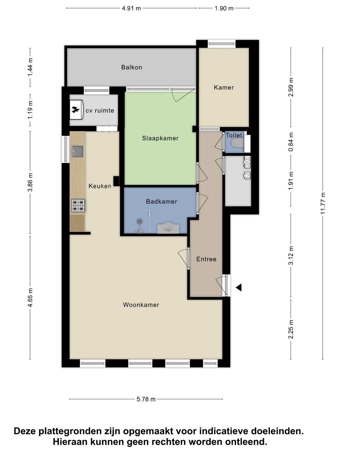 van der Driftstraat 26, VLAARDINGEN plattegrond 1