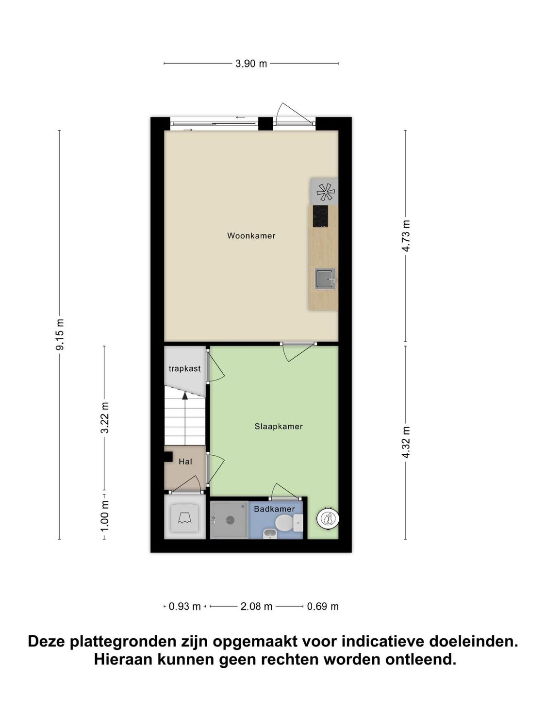 Fabristraat 97, SCHIEDAM plattegrond 2