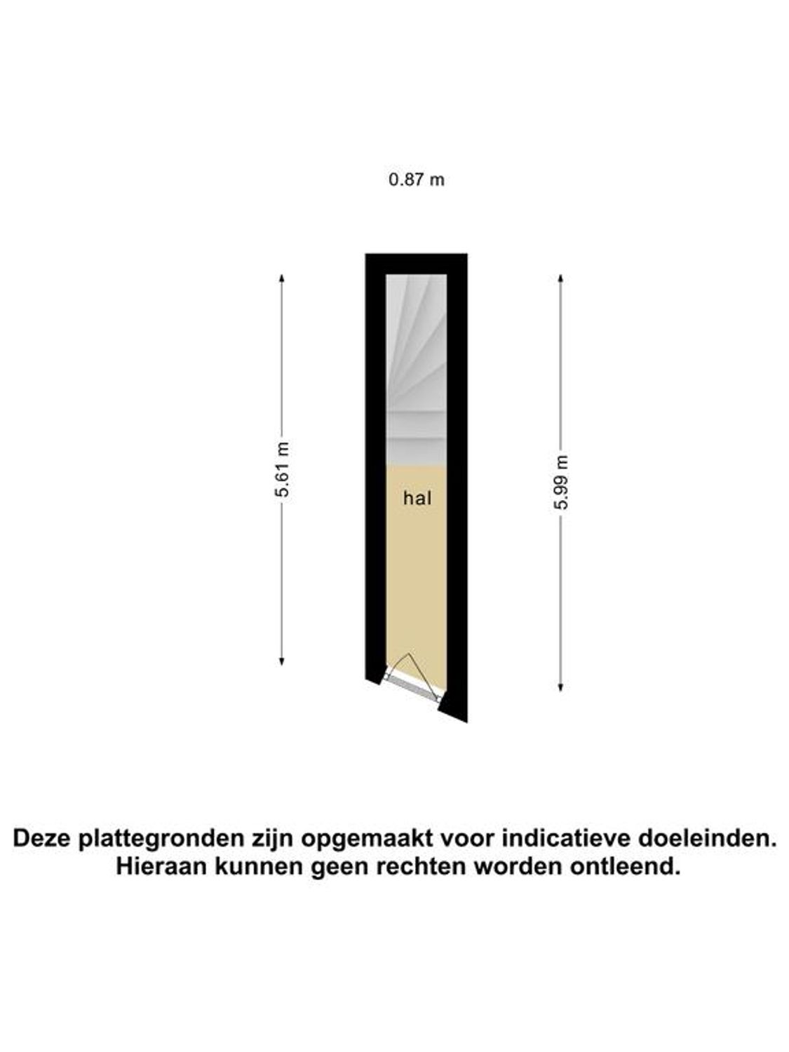 Huysmansstraat 87B, SCHIEDAM plattegrond 0