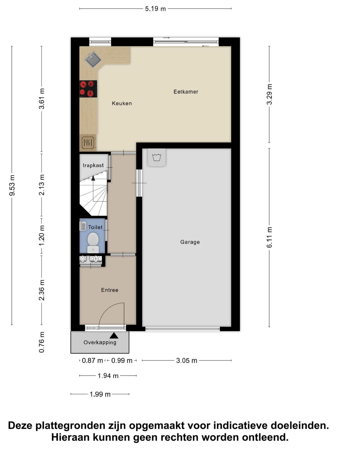 Oranjetiphof 3, SCHIEDAM plattegrond 1