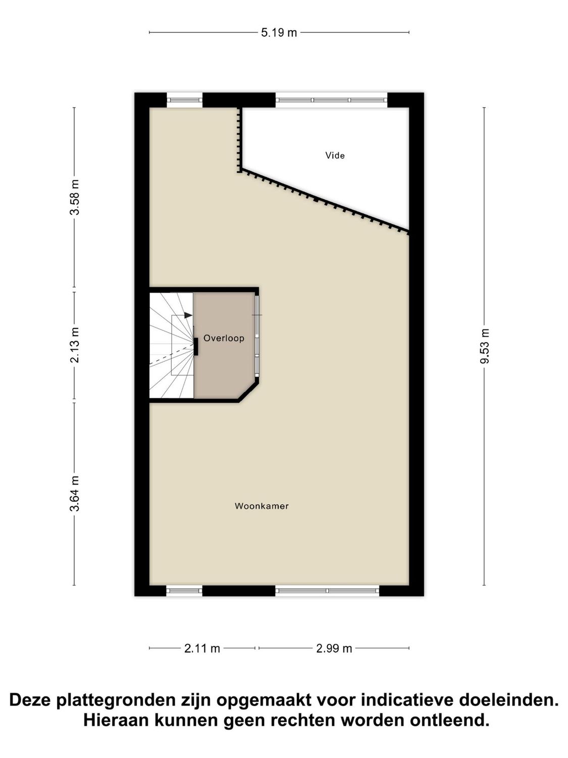 Oranjetiphof 3, SCHIEDAM plattegrond 2