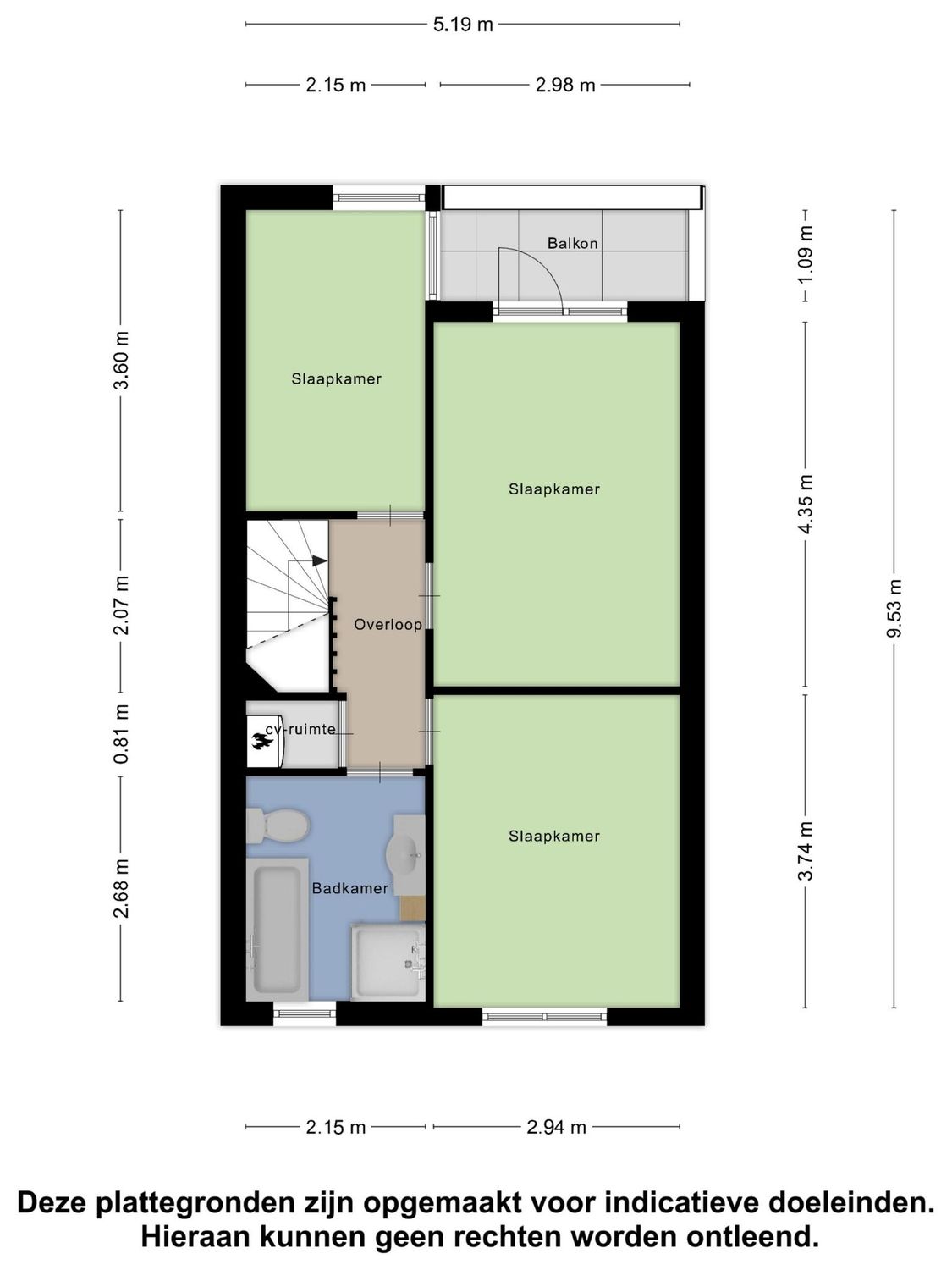 Oranjetiphof 3, SCHIEDAM plattegrond 3