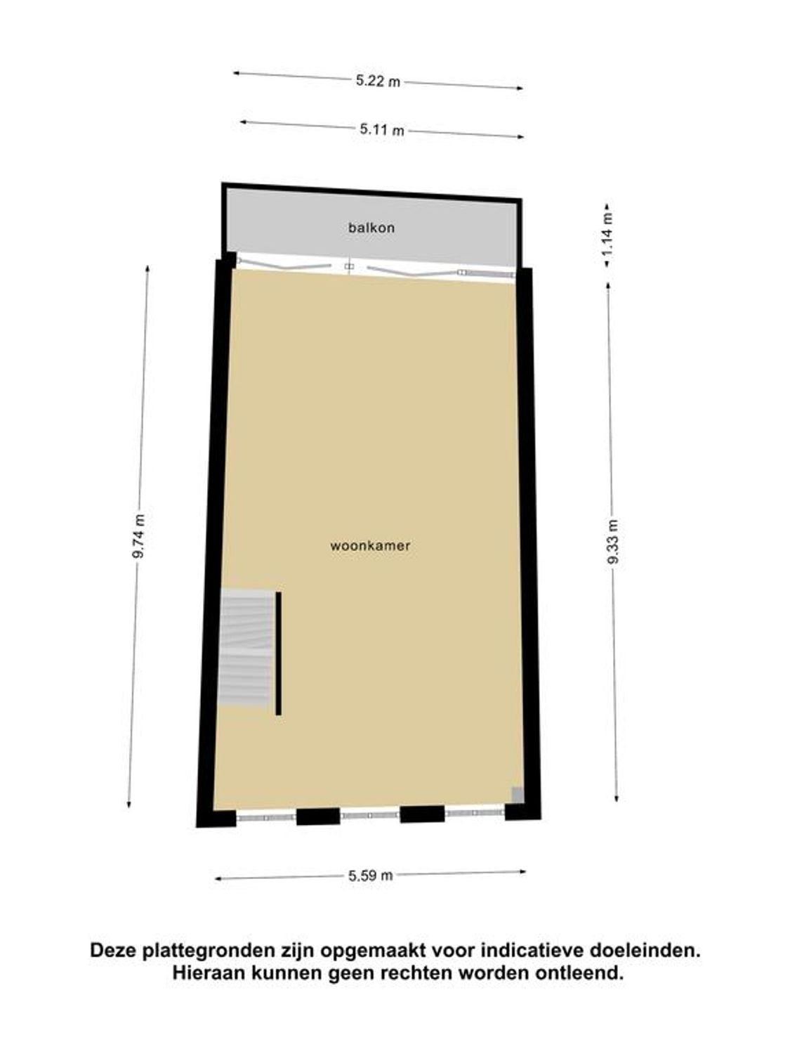 Schie 7, SCHIEDAM plattegrond 1