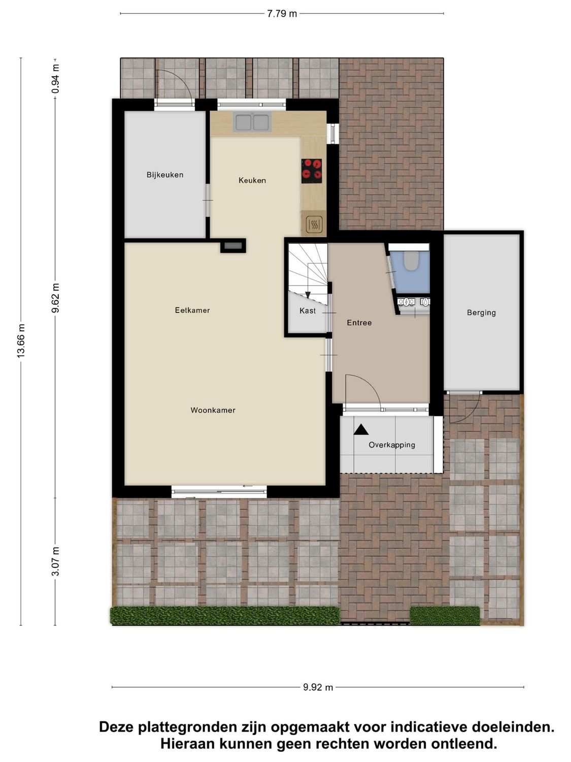 Veldpad 43, SCHIEDAM plattegrond 1