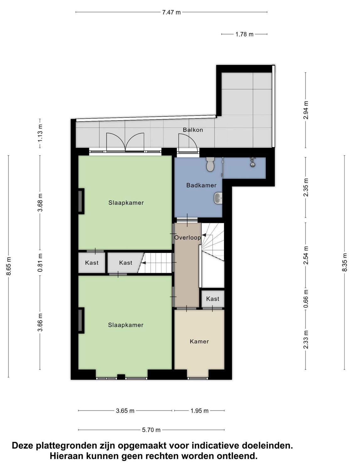 Burgemeester Knappertlaan 176A, SCHIEDAM plattegrond 2