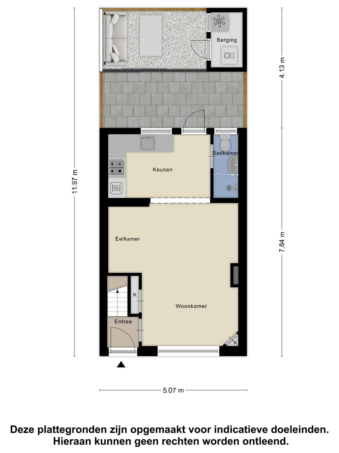 Gasstraat 36, SCHIEDAM plattegrond 1