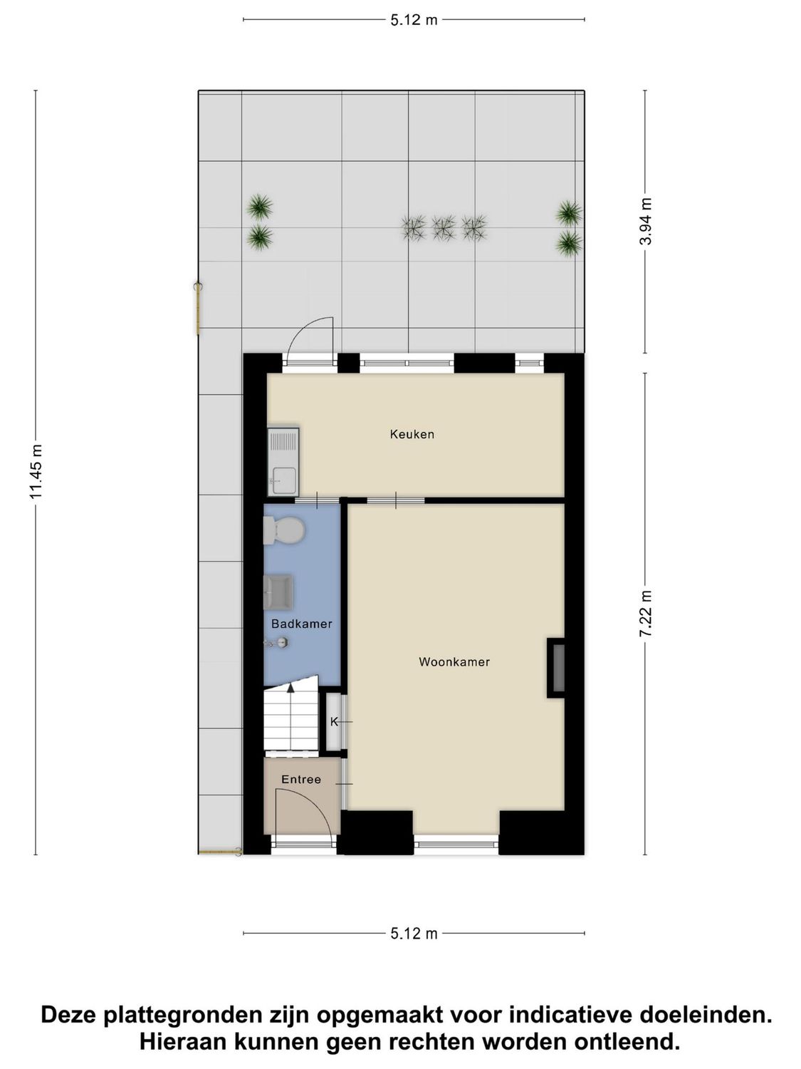 Gasstraat 3, SCHIEDAM plattegrond 1