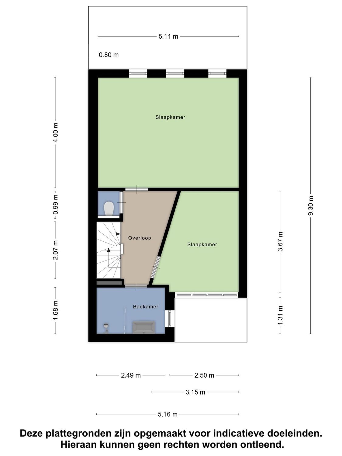 Linzenakker 23, SCHIEDAM plattegrond 3