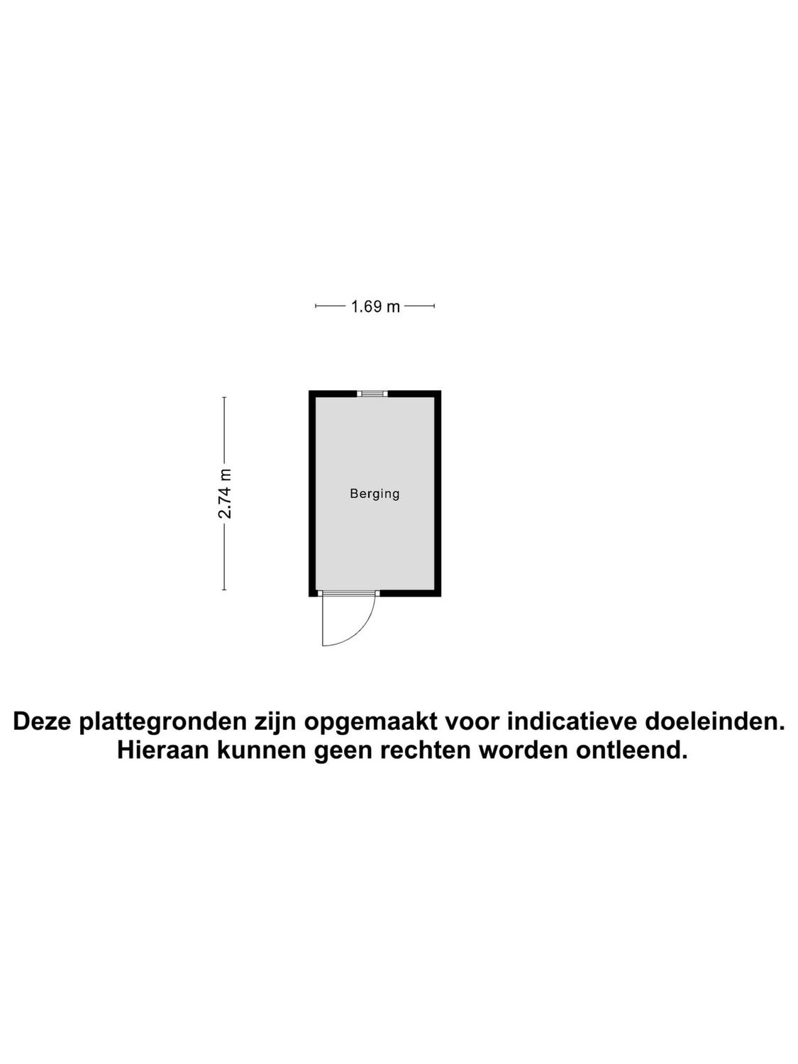 Merwedestraat 1, SCHIEDAM plattegrond 1