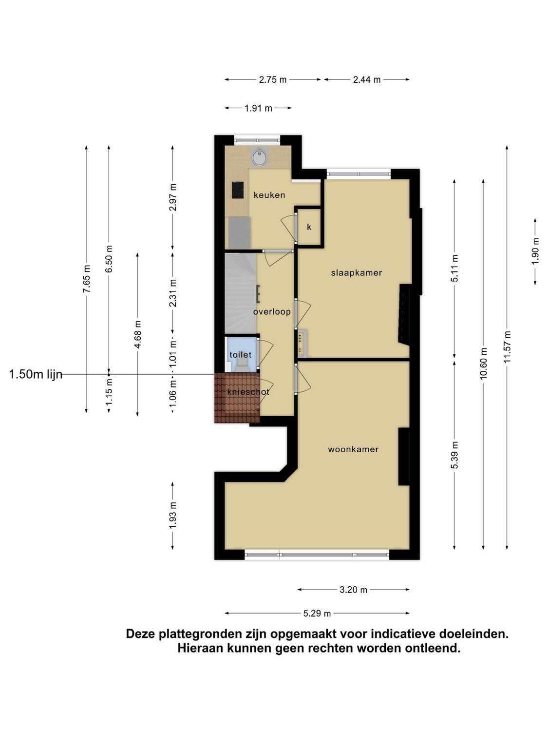 Lorentzlaan 59A, SCHIEDAM plattegrond 1