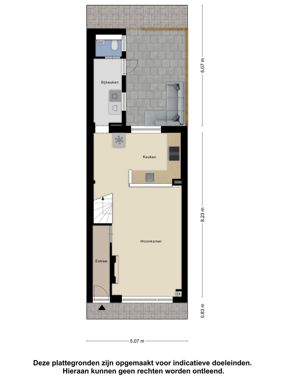 Puttershoeksestraat 15, SCHIEDAM plattegrond 1