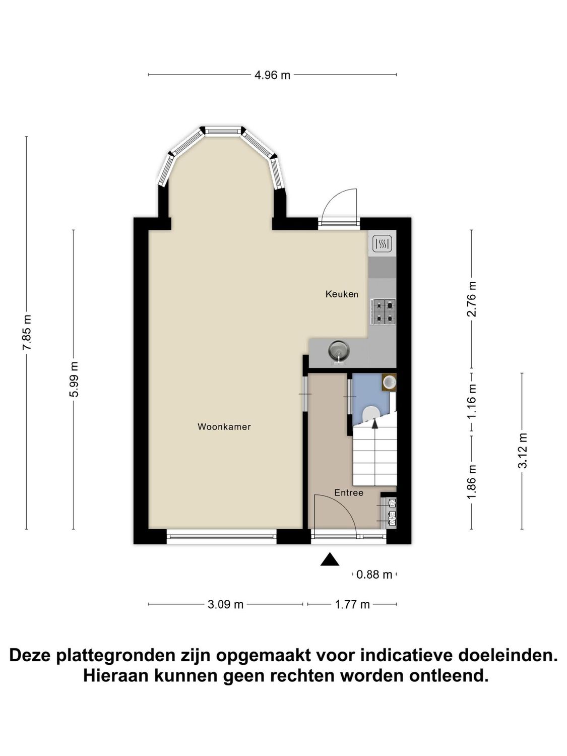 Schietbaanstraat 28, SCHIEDAM plattegrond 1