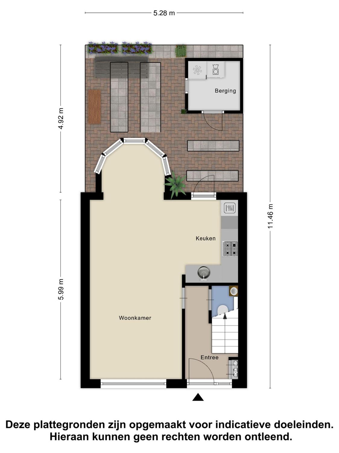 Schietbaanstraat 28, SCHIEDAM plattegrond 0