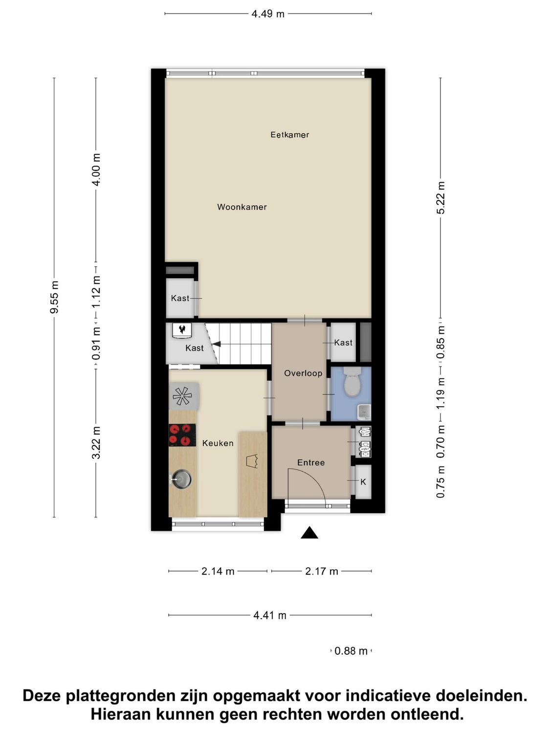 Dieselstraat 58, SCHIEDAM plattegrond 1