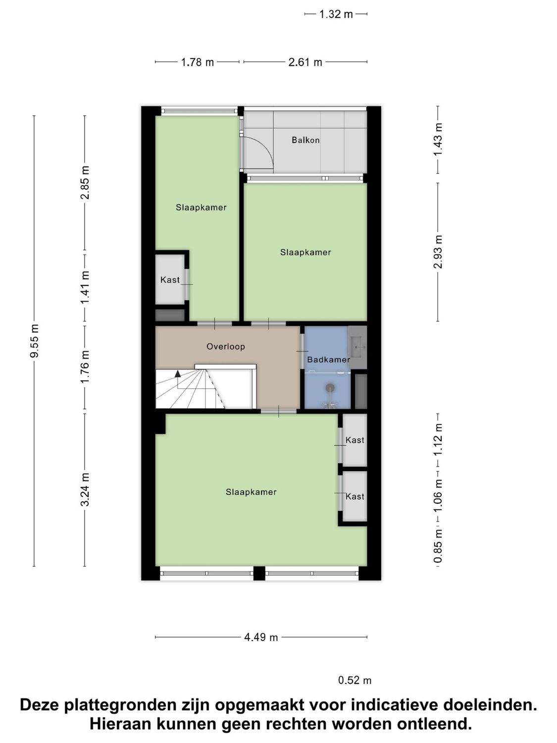 Dieselstraat 58, SCHIEDAM plattegrond 2