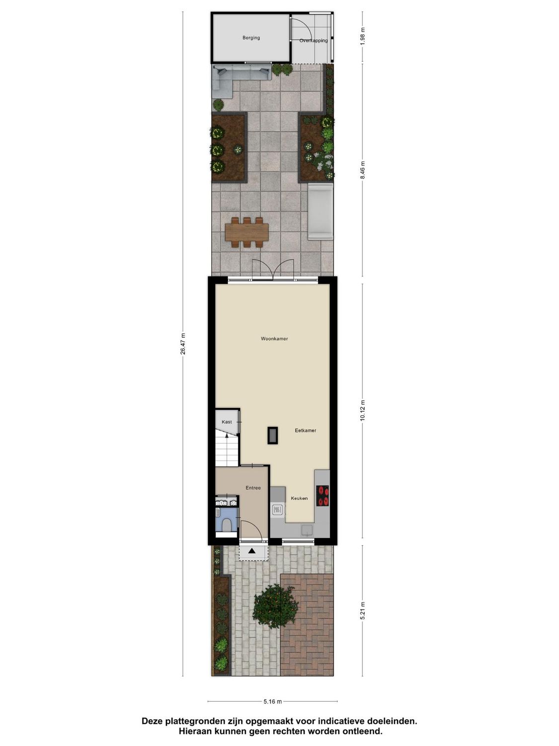 Schrijnwerkerstraat 95, SCHIEDAM plattegrond 1