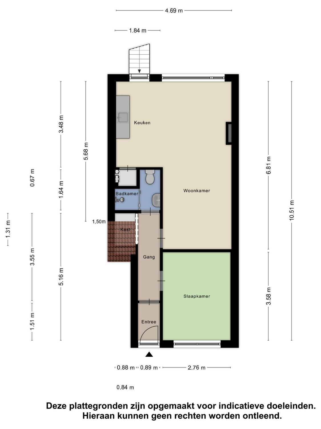 Voltastraat 29B, SCHIEDAM plattegrond 0