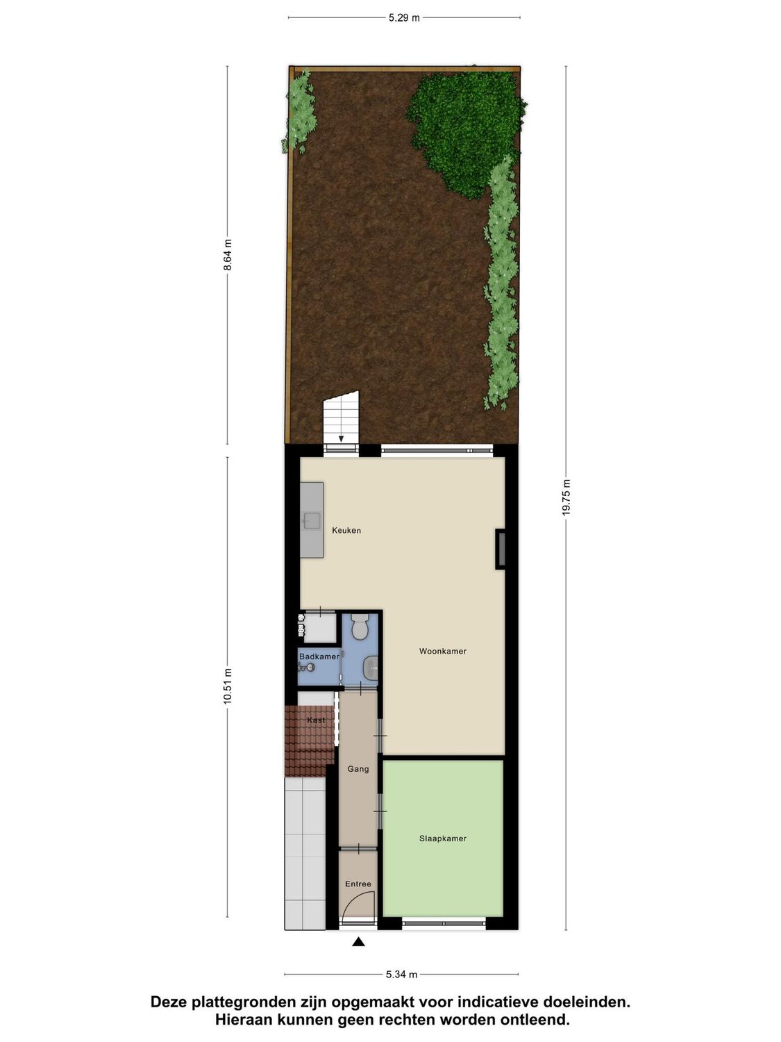 Voltastraat 29B, SCHIEDAM plattegrond 1