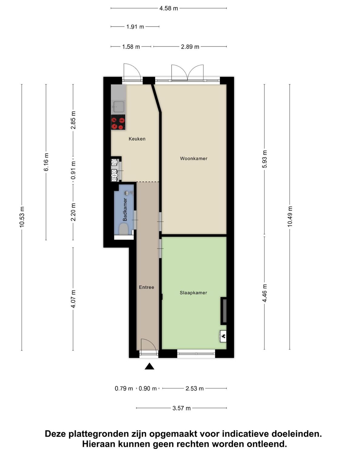 Boekweitstraat 24B, ROTTERDAM plattegrond 1