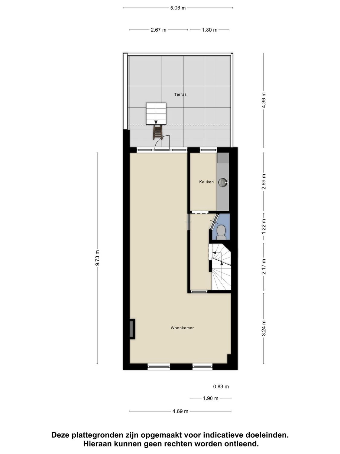 Van Leeuwenhoeckstraat 38, SCHIEDAM plattegrond 1