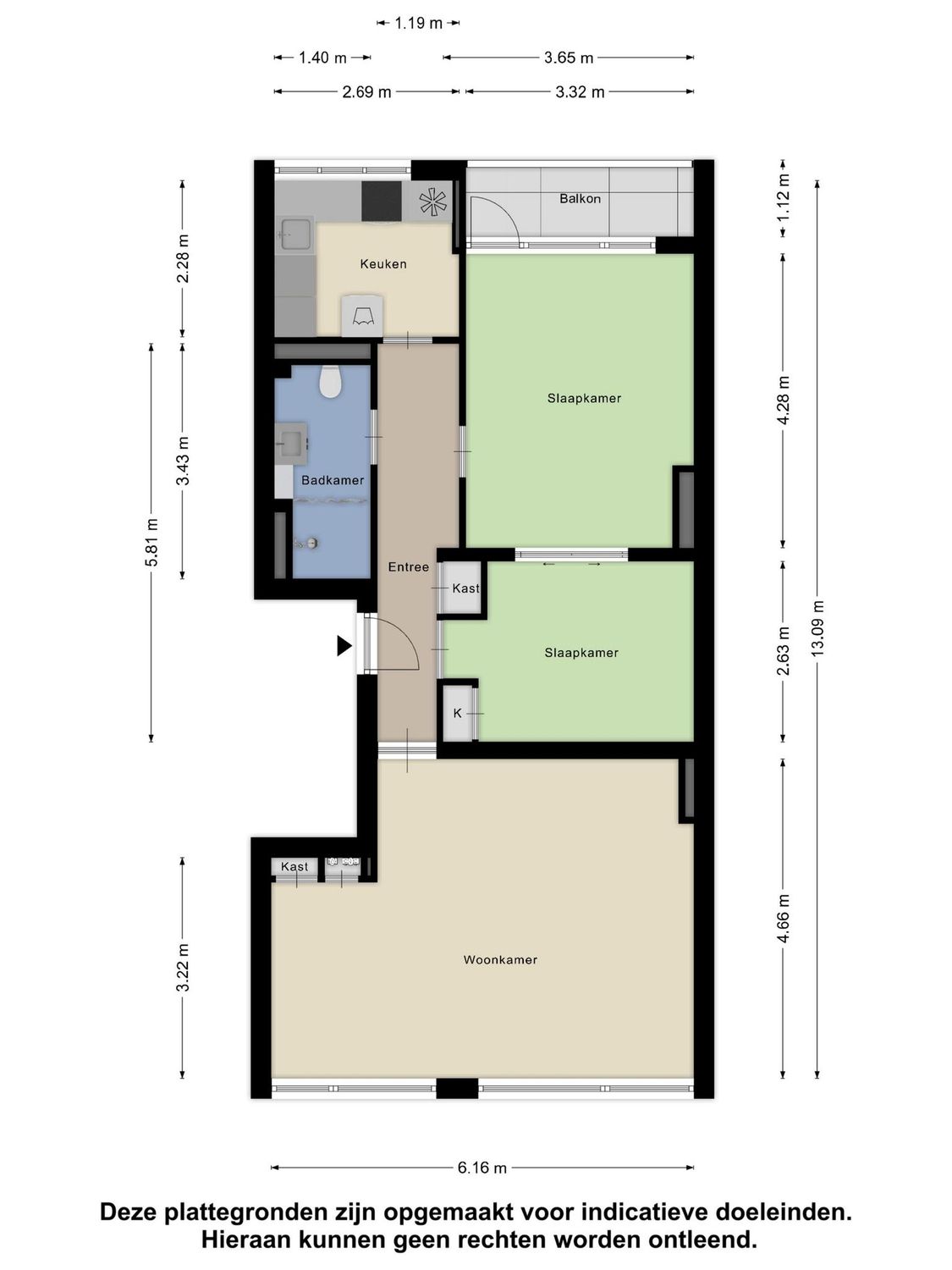 Broersvest 12C, SCHIEDAM plattegrond 0