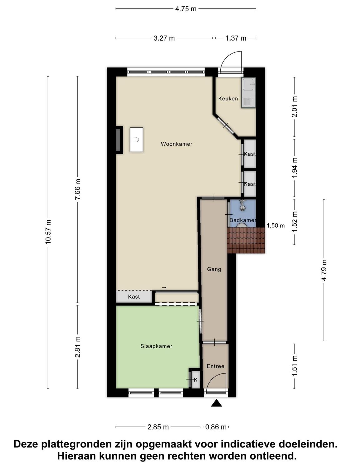 Voltastraat 14B, SCHIEDAM plattegrond 0