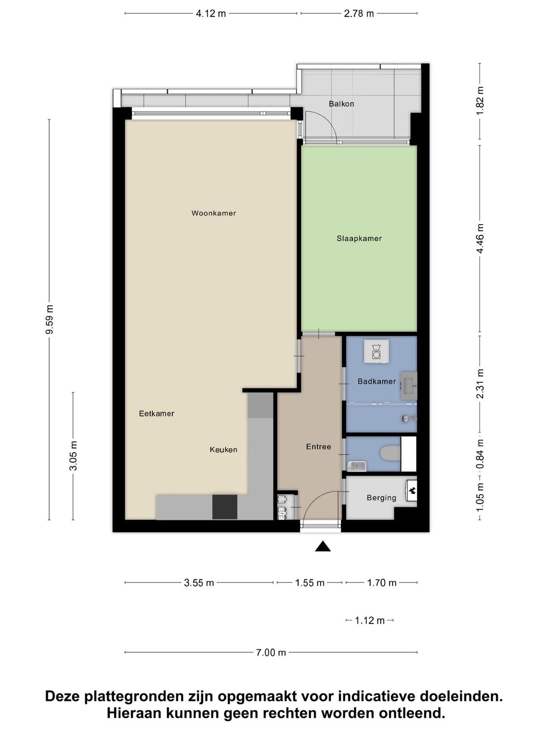 Over de Vesten 81, SCHIEDAM plattegrond 0