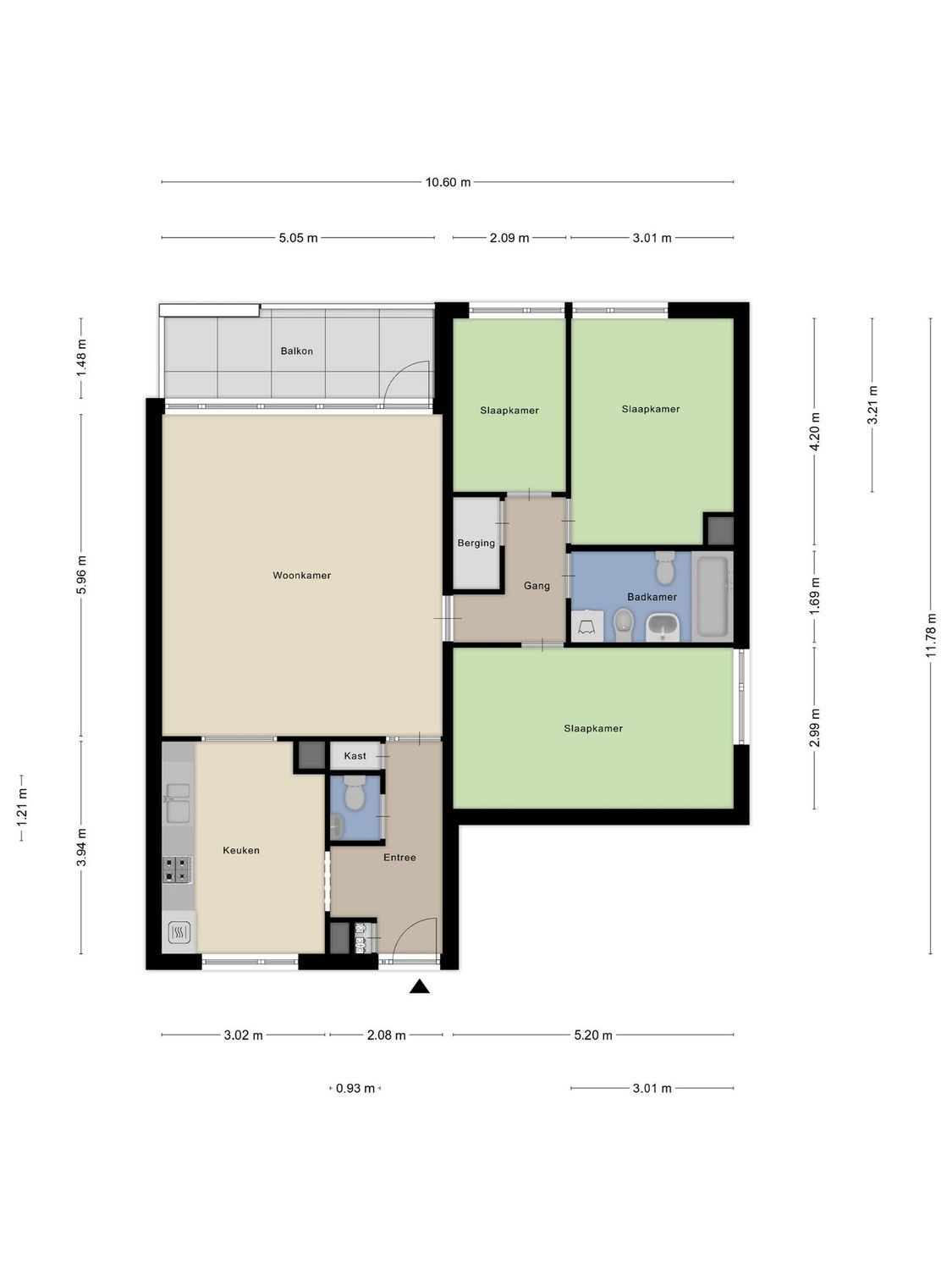 Delflandseweg 263, SCHIEDAM plattegrond 0