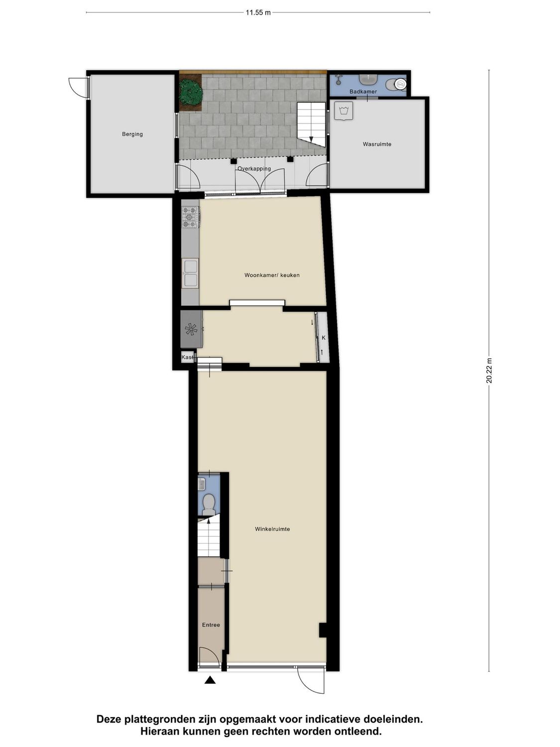 Broersveld 116, SCHIEDAM plattegrond 1