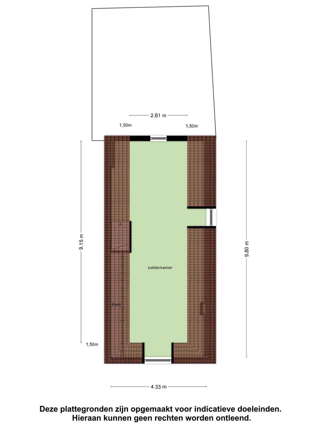 Broersveld 116, SCHIEDAM plattegrond 3