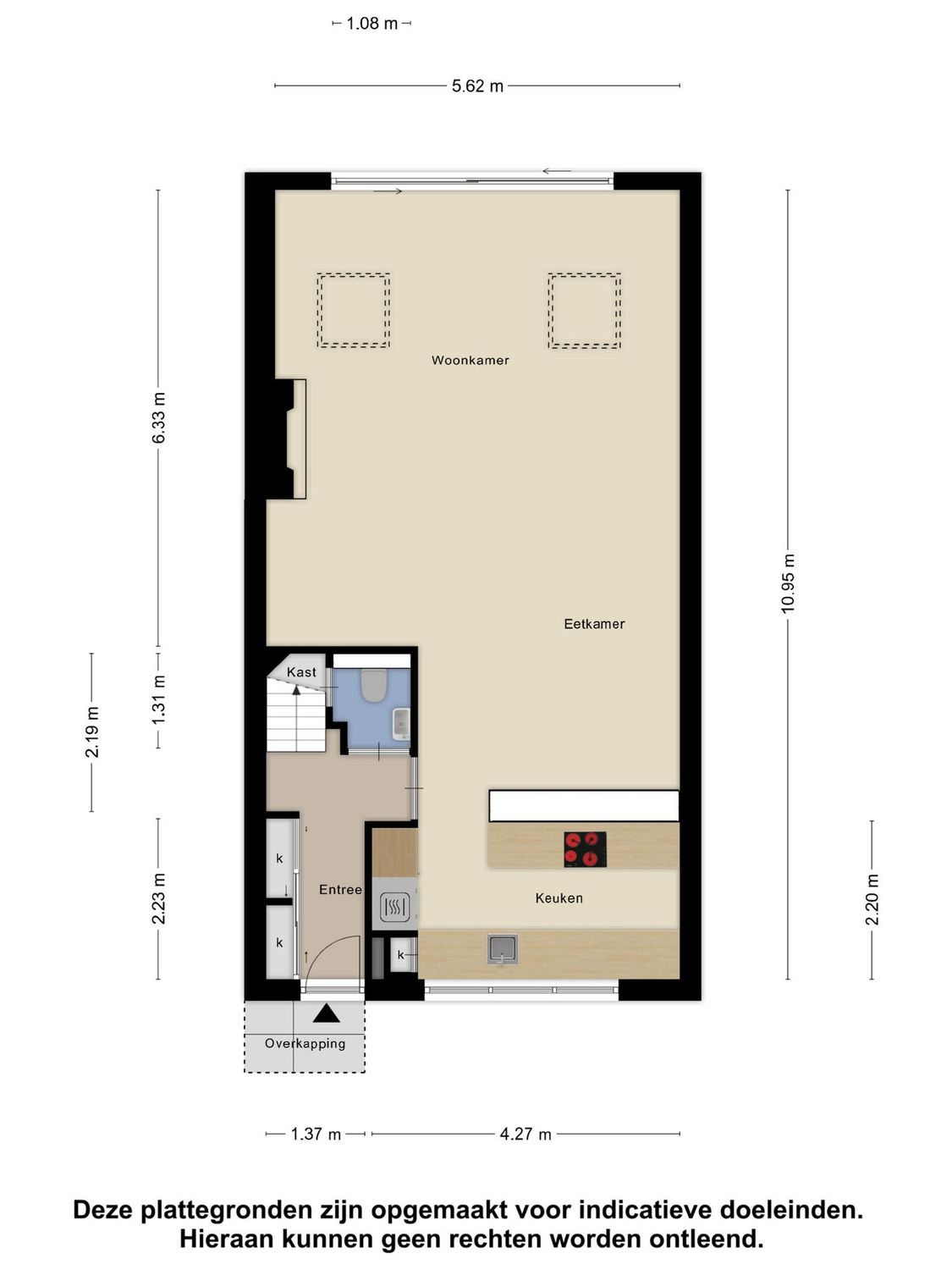 De Gaarden 20, SCHIEDAM plattegrond 1