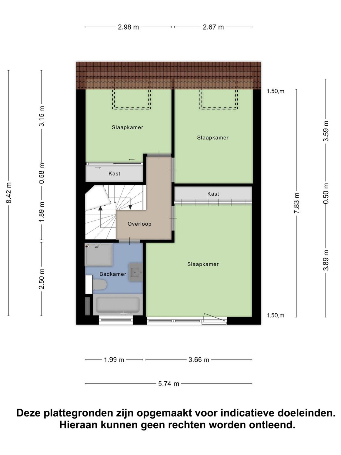 De Gaarden 20, SCHIEDAM plattegrond 2