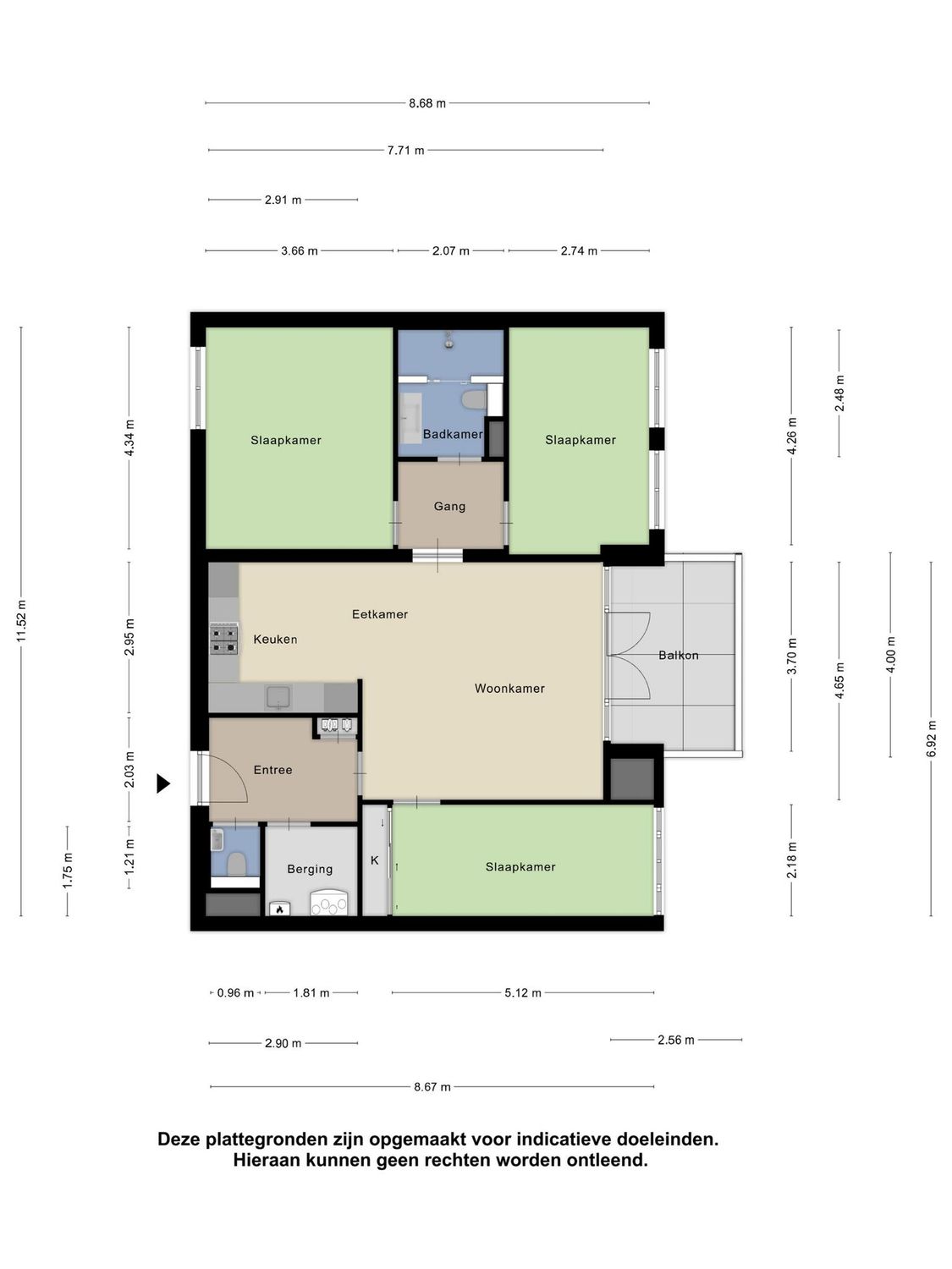 Burgemeester Knappertlaan 4A, SCHIEDAM plattegrond 0