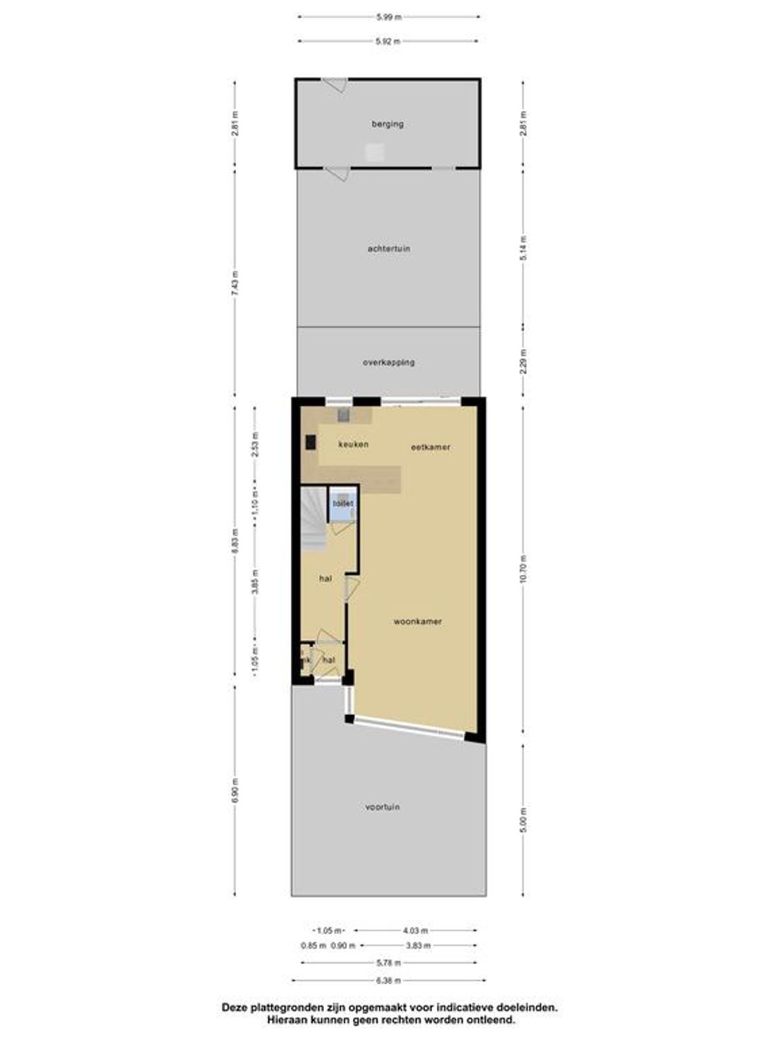 Vlasakker 25, SCHIEDAM plattegrond 0