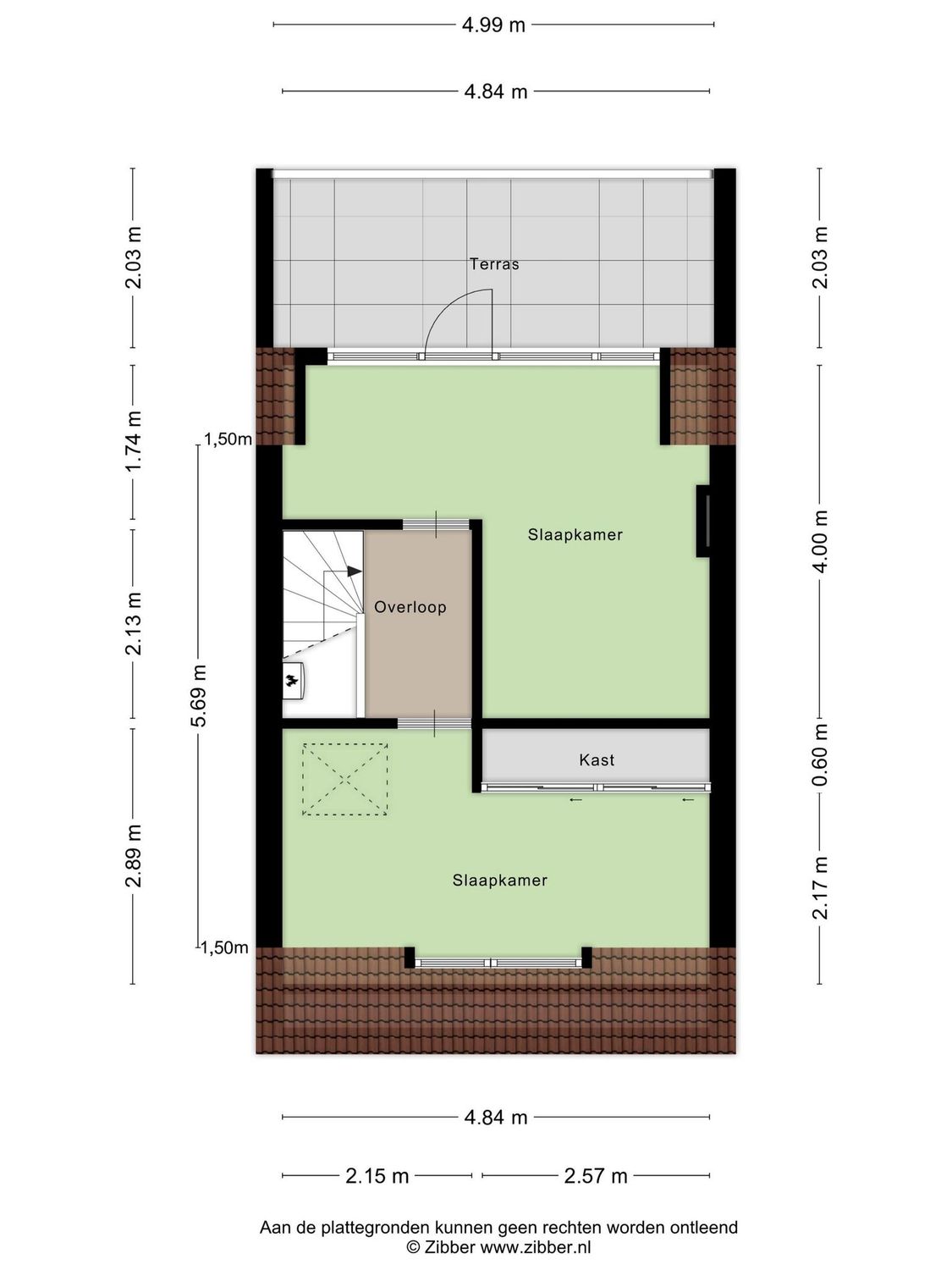 Galileistraat 69B, SCHIEDAM plattegrond 2