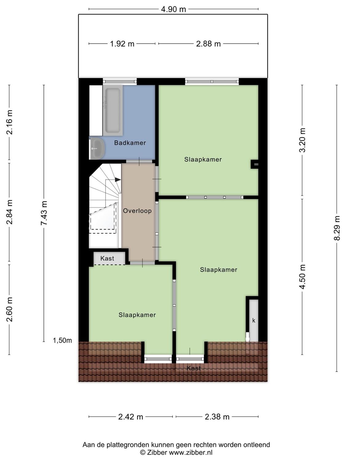 Aleidastraat 99, SCHIEDAM plattegrond 2