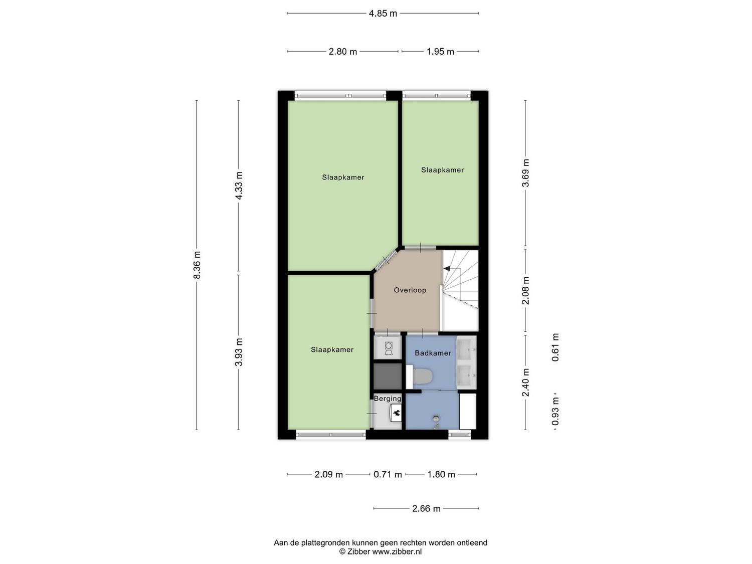 Gildeweg 35, SCHIEDAM plattegrond 1