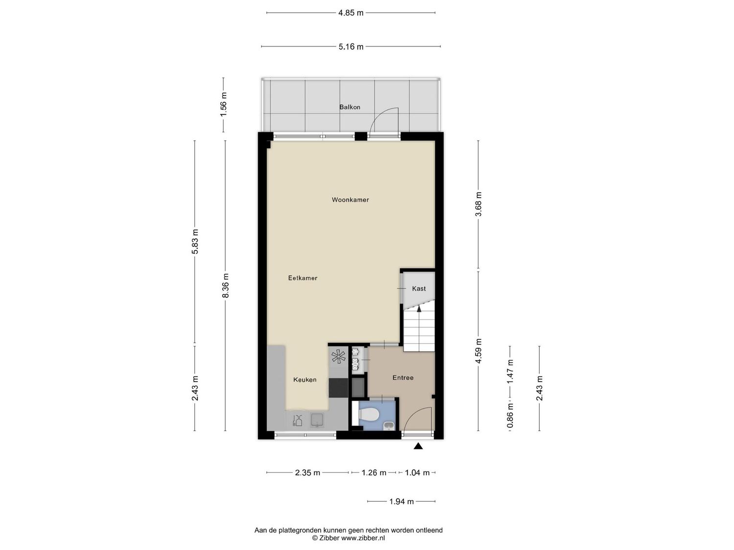 Gildeweg 35, SCHIEDAM plattegrond 0