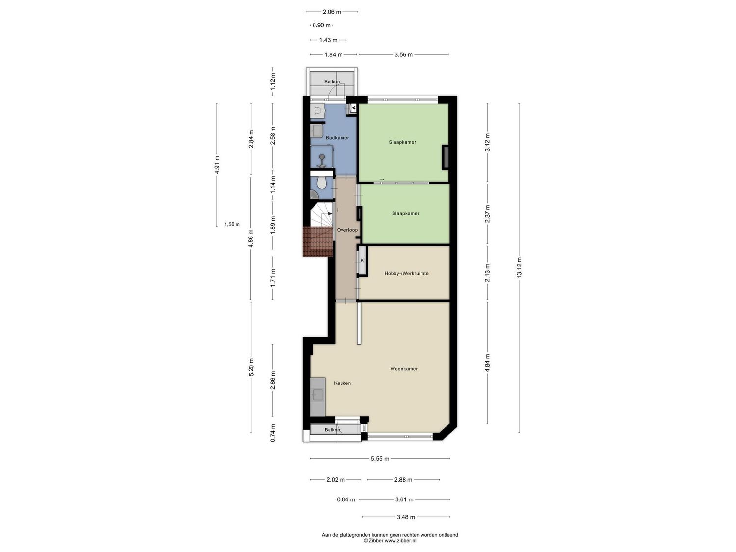 Mathenesserweg 143B, ROTTERDAM plattegrond 1