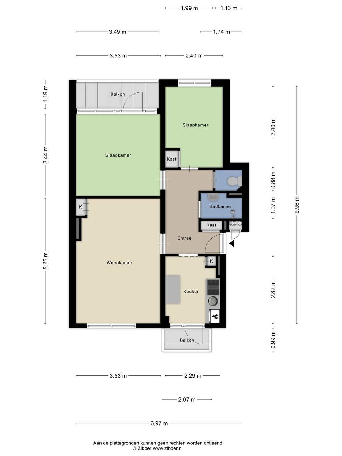 Brigantijnstraat 53C, ROTTERDAM plattegrond 0