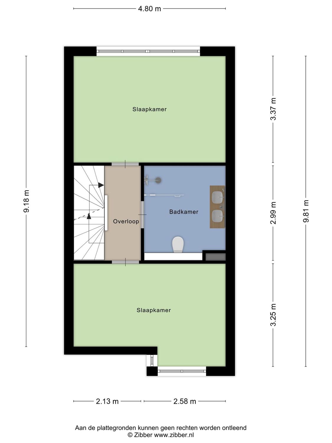 Eduard van Beinumlaan 18, SCHIEDAM plattegrond 3